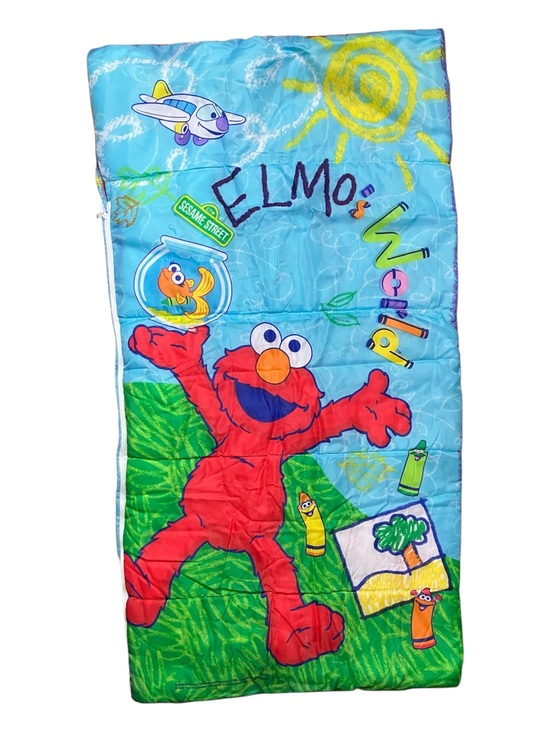 Sesame Street Other - Rare Vintage 2000 Elmo's World Sesame Street Kids Sleeping Bag Y2K Nostalgia